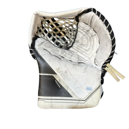 Bauer Supreme Mach - Ensemble complet de gardien de but Pro Stock d'occasion (blanc/noir)